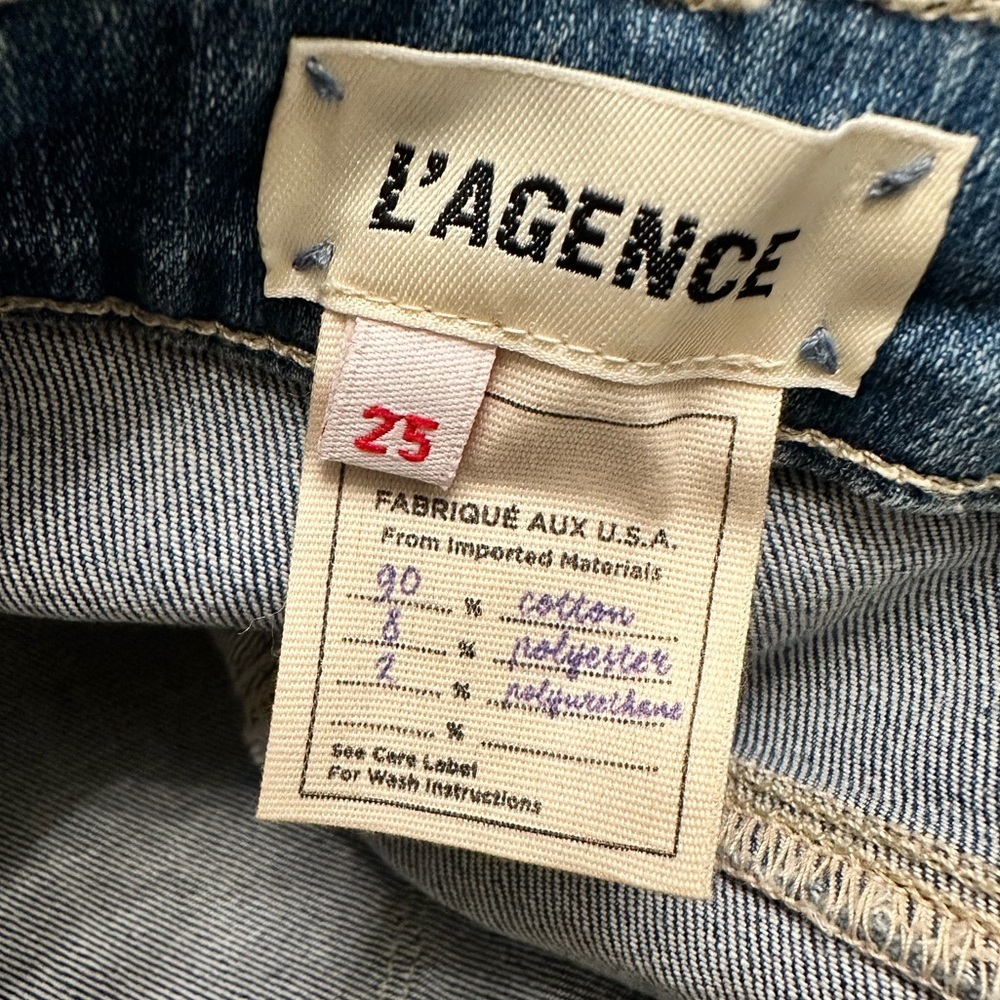 L’Agence Margot High Rise Skinny Slim in Syracuse Women Size 25 NWT $265 MSRP - Picture 9 of 9
